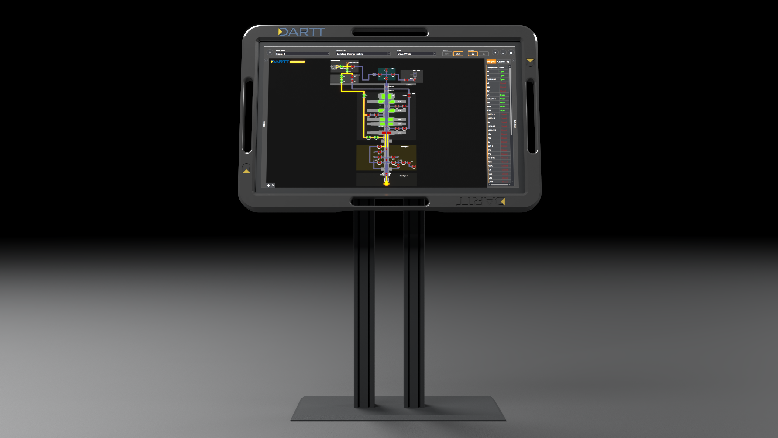 DARTT VSB — touch screen panel PC on stand